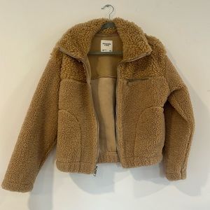Abercrombie and Fitch Sherpa Zip Up Jacket